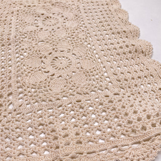 Vintage Doilie Applique - Cream - Individual