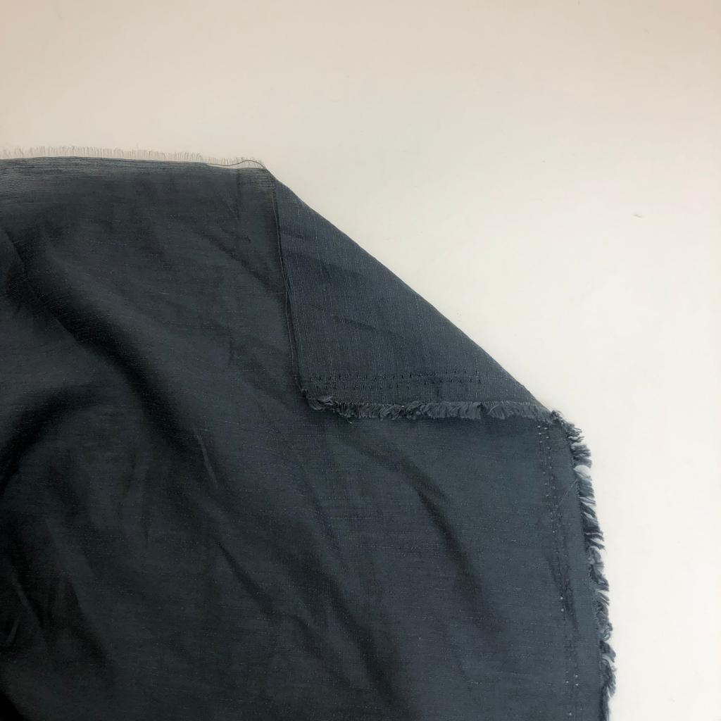 Heated Thunder Cloud Grey - Cotton Chiffon - 4.50M Bundle - FABCYCLE Deadstock and Sustainble Fabrics and Sewing Supplies (4566773858417)