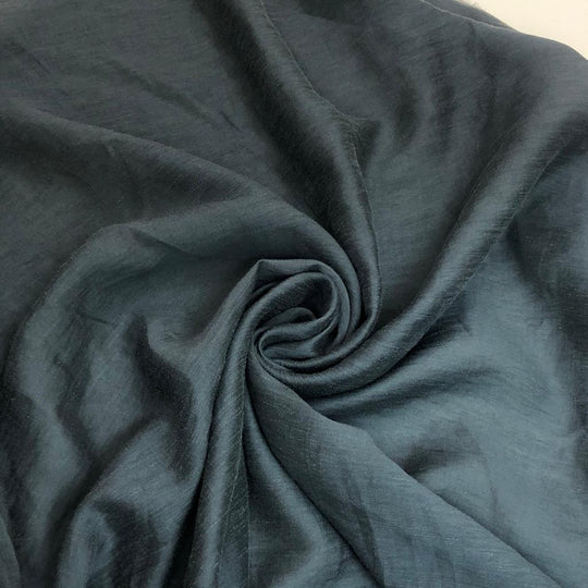 Heated Thunder Cloud Grey - Cotton Chiffon - 4.50M Bundle - FABCYCLE Deadstock and Sustainble Fabrics and Sewing Supplies (4566773858417)