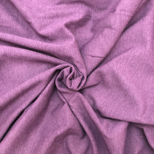 Plum Tart - Bamboo/Cotton Stretch Jersey - Purple - Knit - 2.3M Bundle - FABCYCLE Deadstock and Sustainble Fabrics and Sewing Supplies (4560319152241)