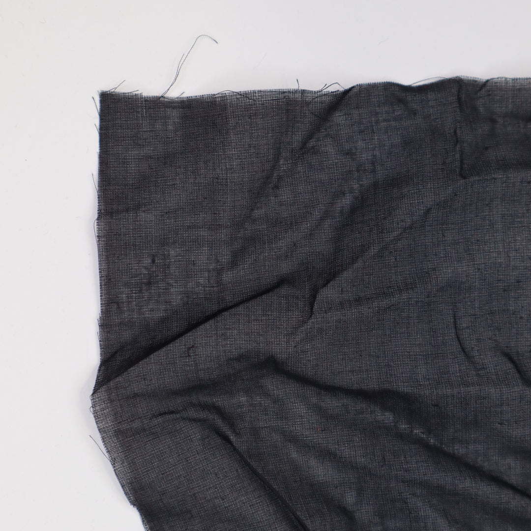 Black Widow - Cotton Woven - Black - 1.2M Bundle - FABCYCLE Deadstock and Sustainble Fabrics and Sewing Supplies (4631608492145)