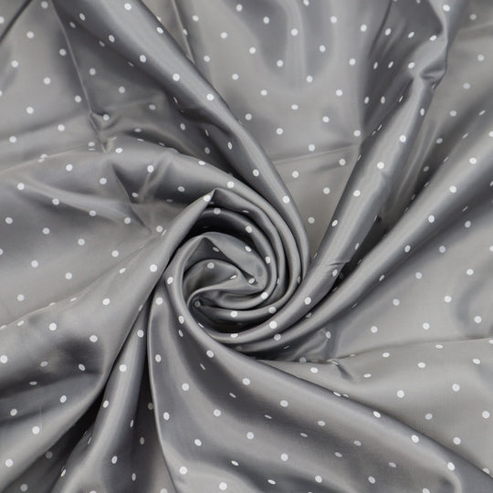 Grey Goose - Polyester Woven - Grey / Silver - 1.18M Bundle - FABCYCLE Deadstock and Sustainble Fabrics and Sewing Supplies (4631552524401)