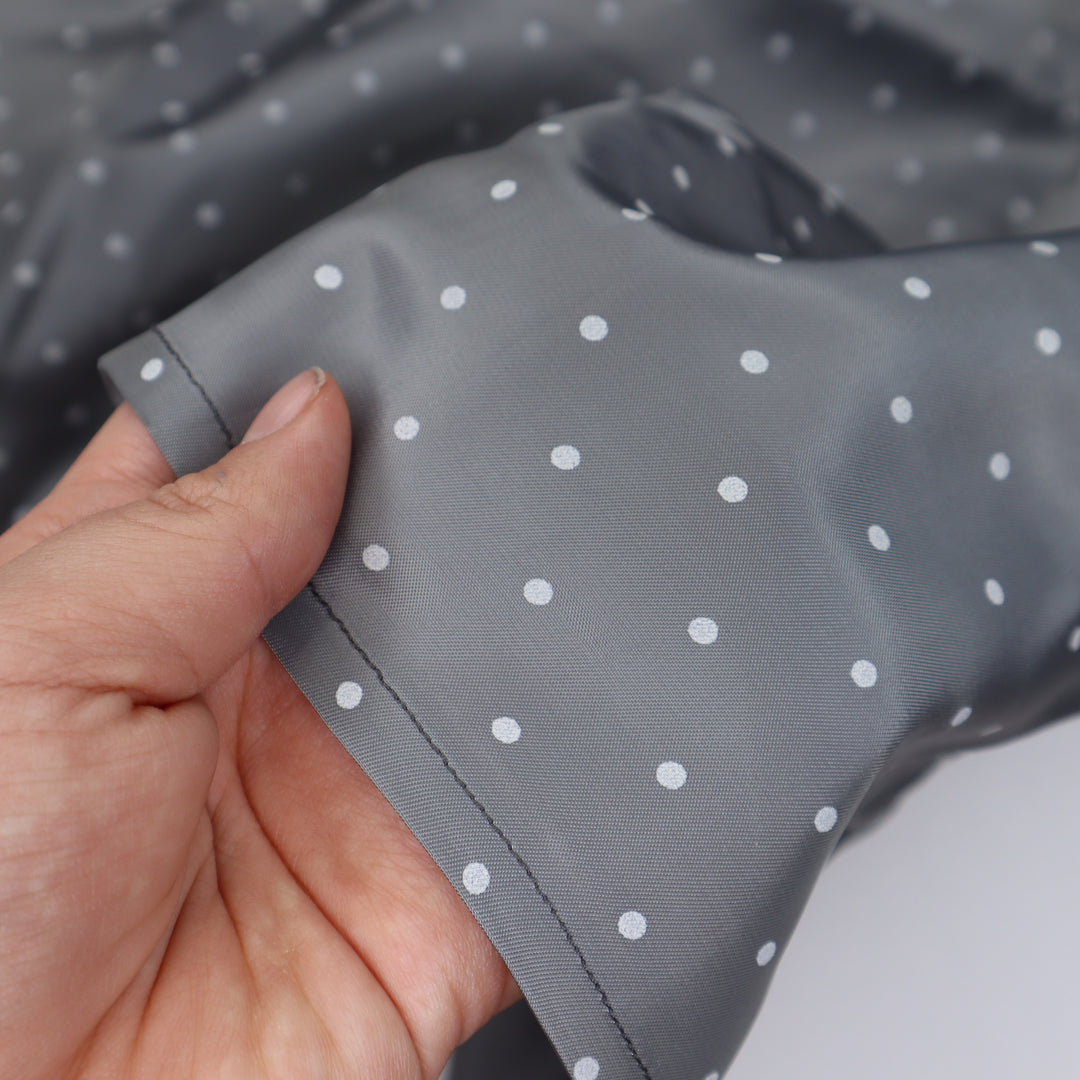 Grey Goose - Polyester Woven - Grey / Silver - 1.18M Bundle - FABCYCLE Deadstock and Sustainble Fabrics and Sewing Supplies (4631552524401)