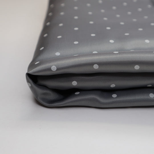 Grey Goose - Polyester Woven - Grey / Silver - 1.18M Bundle - FABCYCLE Deadstock and Sustainble Fabrics and Sewing Supplies (4631552524401)