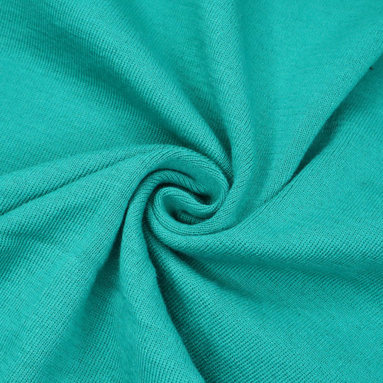 Candy Wrapper - Acrylic Blend Knit - Turquoise - 2.00M Bundle - FABCYCLE Deadstock and Sustainble Fabrics and Sewing Supplies (4641133789297)