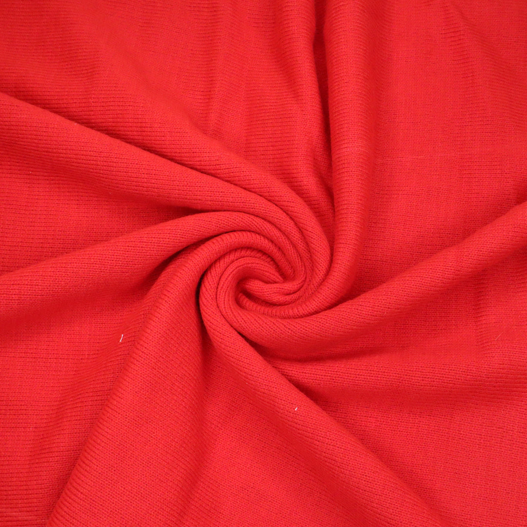 Spicy Grapefruit - Acrylic Blend Knit - Orange Red - 2.50M Bundle - FABCYCLE Deadstock and Sustainble Fabrics and Sewing Supplies (4641134706801)