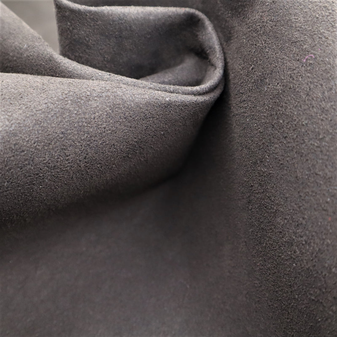 Seat Cover - Vinyl Faux Suede Woven - Black - 0.8M Bundle - FABCYCLE Deadstock and Sustainble Fabrics and Sewing Supplies (4649470001265)