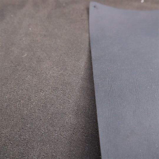 Seat Cover - Vinyl Faux Suede Woven - Black - 0.8M Bundle - FABCYCLE Deadstock and Sustainble Fabrics and Sewing Supplies (4649470001265)
