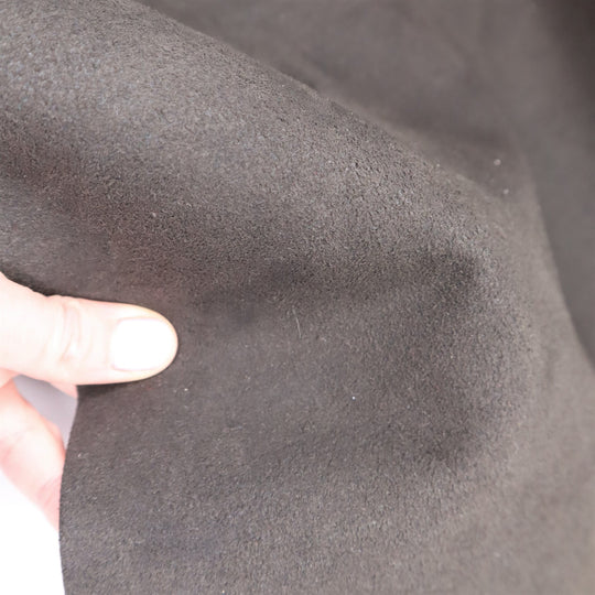 Seat Cover - Vinyl Faux Suede Woven - Black - 0.8M Bundle - FABCYCLE Deadstock and Sustainble Fabrics and Sewing Supplies (4649470001265)