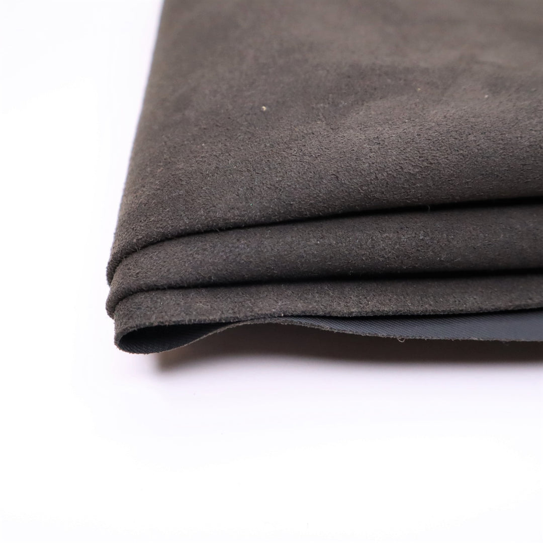 Seat Cover - Vinyl Faux Suede Woven - Black - 0.8M Bundle - FABCYCLE Deadstock and Sustainble Fabrics and Sewing Supplies (4649470001265)