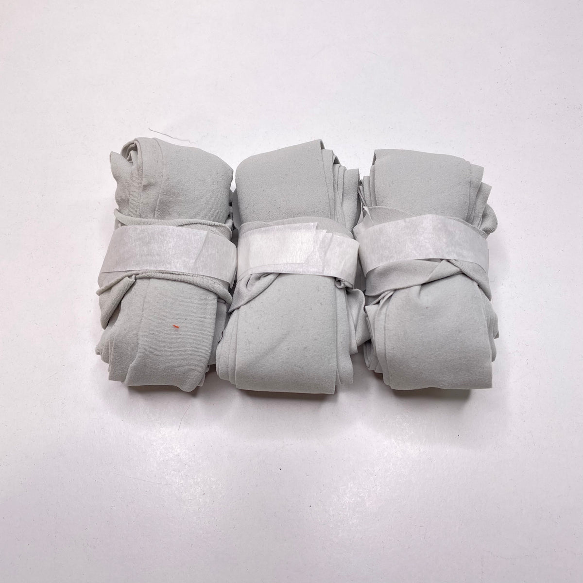 1 1/2” Bias Tape - Poly Spandex - Light Grey - Bundles - FABCYCLE Deadstock and Sustainble Fabrics and Sewing Supplies