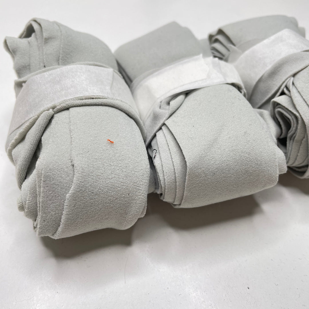 1 1/2” Bias Tape - Poly Spandex - Light Grey - Bundles - FABCYCLE Deadstock and Sustainble Fabrics and Sewing Supplies
