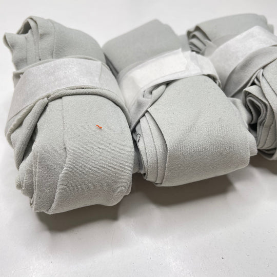 1 1/2” Bias Tape - Poly Spandex - Light Grey - Bundles - FABCYCLE Deadstock and Sustainble Fabrics and Sewing Supplies