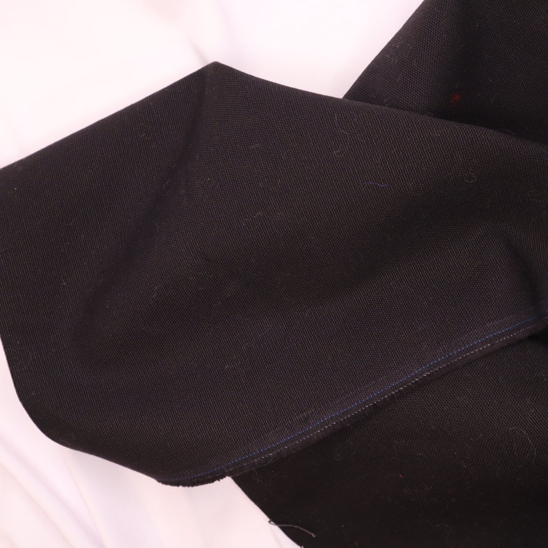 Charcoal Chunk - Cotton Woven - Black - 1M Bundle - FABCYCLE Deadstock and Sustainble Fabrics and Sewing Supplies (4670198120561)