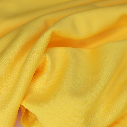 Dandelion Souffle - Poly Knit - Yellow - 1.14M Bundle - FABCYCLE Deadstock and Sustainble Fabrics and Sewing Supplies (4670510137457)