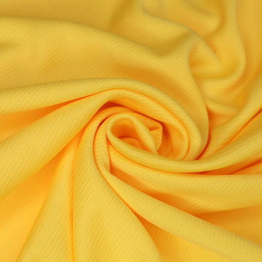 Dandelion Souffle - Poly Knit - Yellow - 1.14M Bundle - FABCYCLE Deadstock and Sustainble Fabrics and Sewing Supplies (4670510137457)