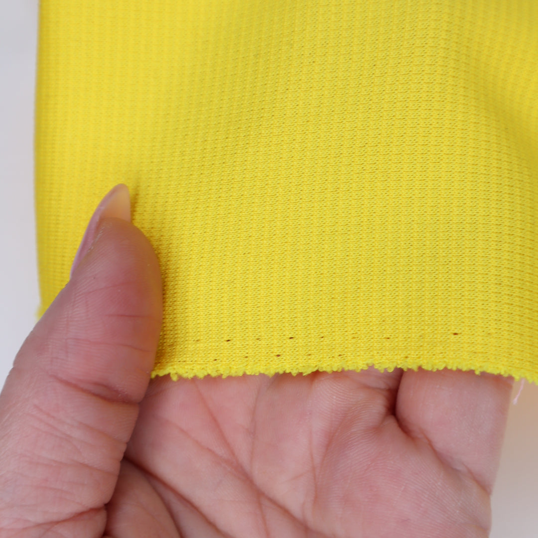 Dandelion Souffle - Poly Knit - Yellow - 1.14M Bundle - FABCYCLE Deadstock and Sustainble Fabrics and Sewing Supplies (4670510137457)