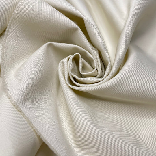Creamy Inside - Twill Weave Polyester Blend Woven - Cream - Bundles - FABCYCLE Deadstock and Sustainble Fabrics and Sewing Supplies