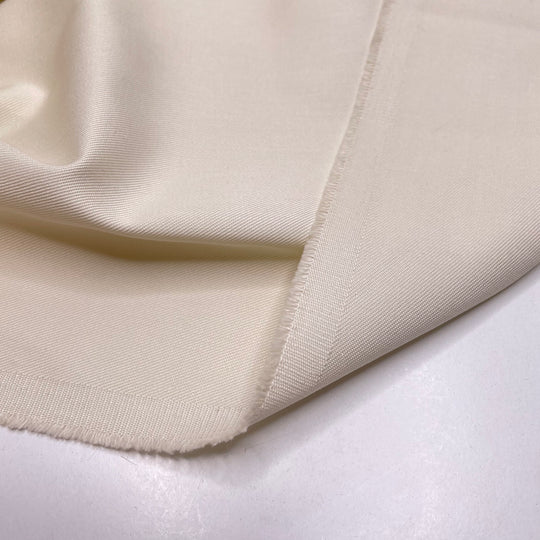Creamy Inside - Twill Weave Polyester Blend Woven - Cream - Bundles - FABCYCLE Deadstock and Sustainble Fabrics and Sewing Supplies