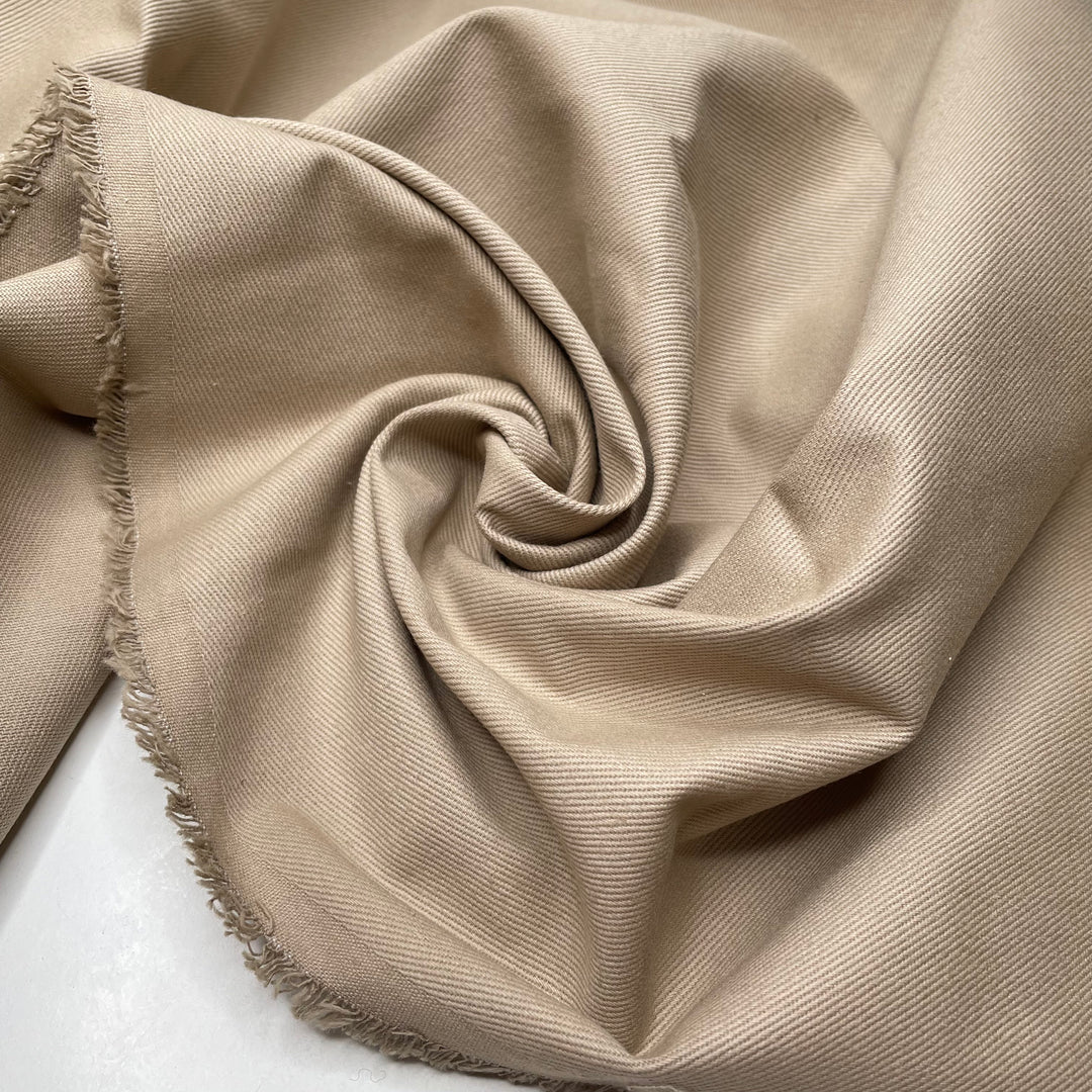 Flemish Giant Rabbit - Twill Weave Cotton Woven - Beige/Gold - Bundles - FABCYCLE Deadstock and Sustainble Fabrics and Sewing Supplies