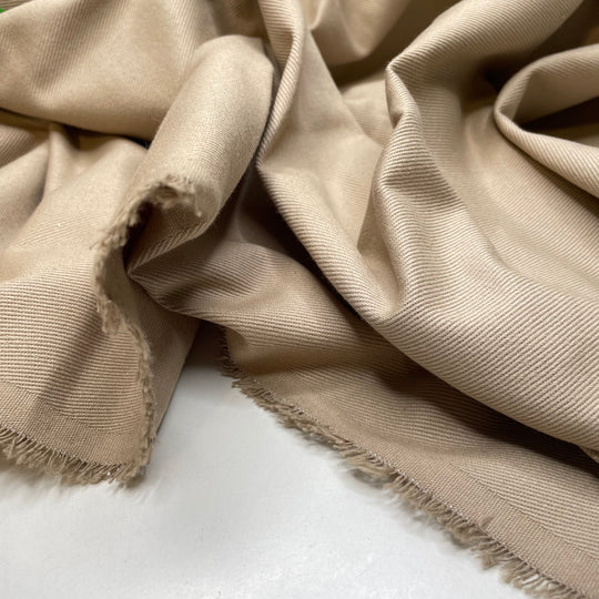 Flemish Giant Rabbit - Twill Weave Cotton Woven - Beige/Gold - Bundles - FABCYCLE Deadstock and Sustainble Fabrics and Sewing Supplies