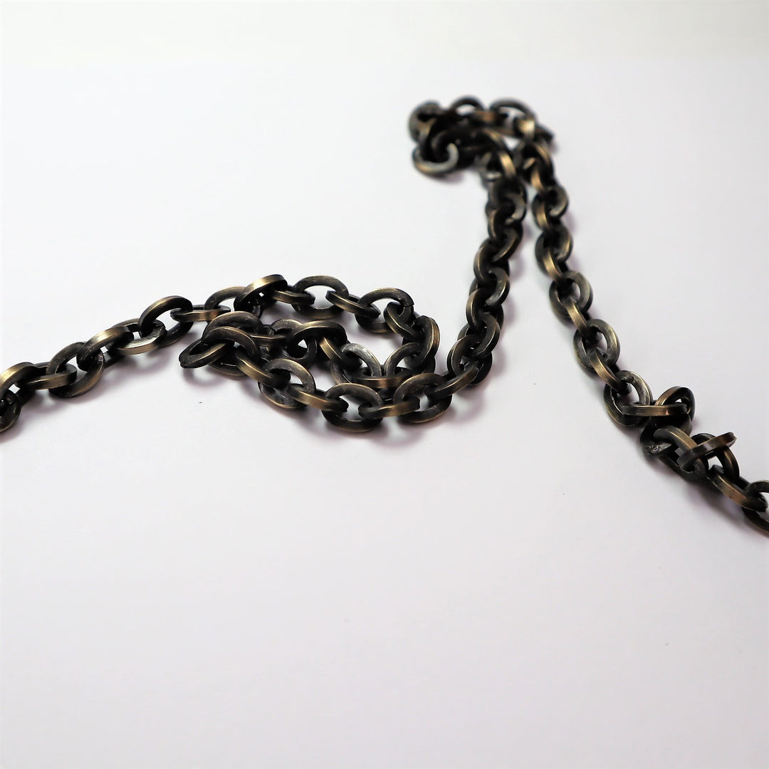 Purse Chain - Brass - Per 1/2 Metre - FABCYCLE Deadstock and Sustainble Fabrics and Sewing Supplies (6585299796081)
