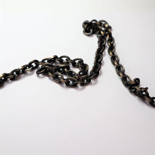 Purse Chain - Brass - Per 1/2 Metre - FABCYCLE Deadstock and Sustainble Fabrics and Sewing Supplies (6585299796081)