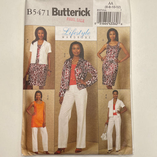 Sewing Pattern - Womenswear - Butterick B5471 (6690542682225)