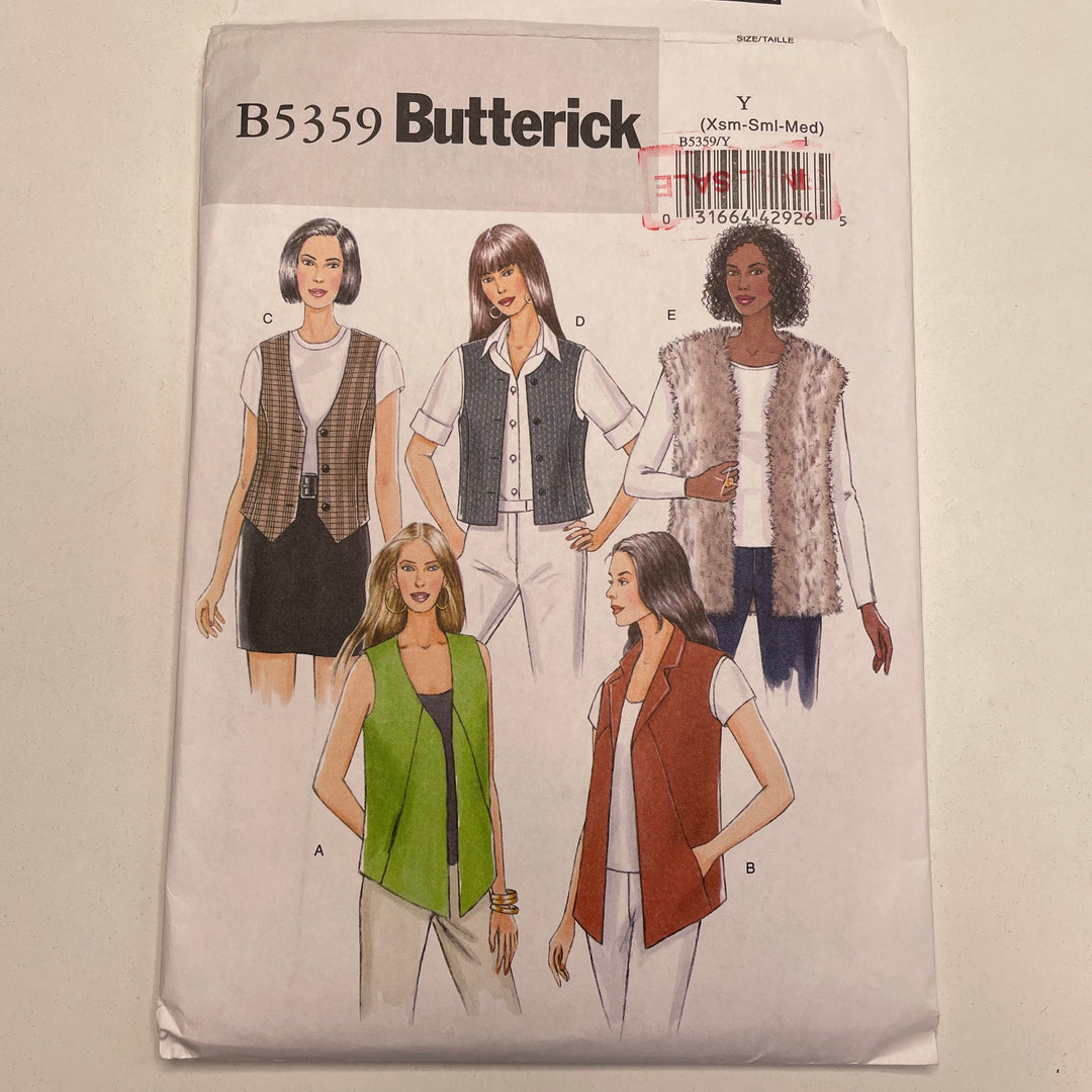 Sewing Pattern - Womenswear - Butterick B5359 (6690553430129)