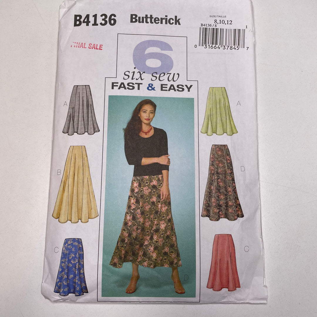 Sewing Pattern - Womenswear - Butterick B4136 (6688744964209)