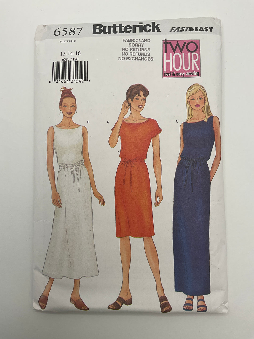 Sewing Pattern - Womenswear - Butterick 6587 (6690593996913)