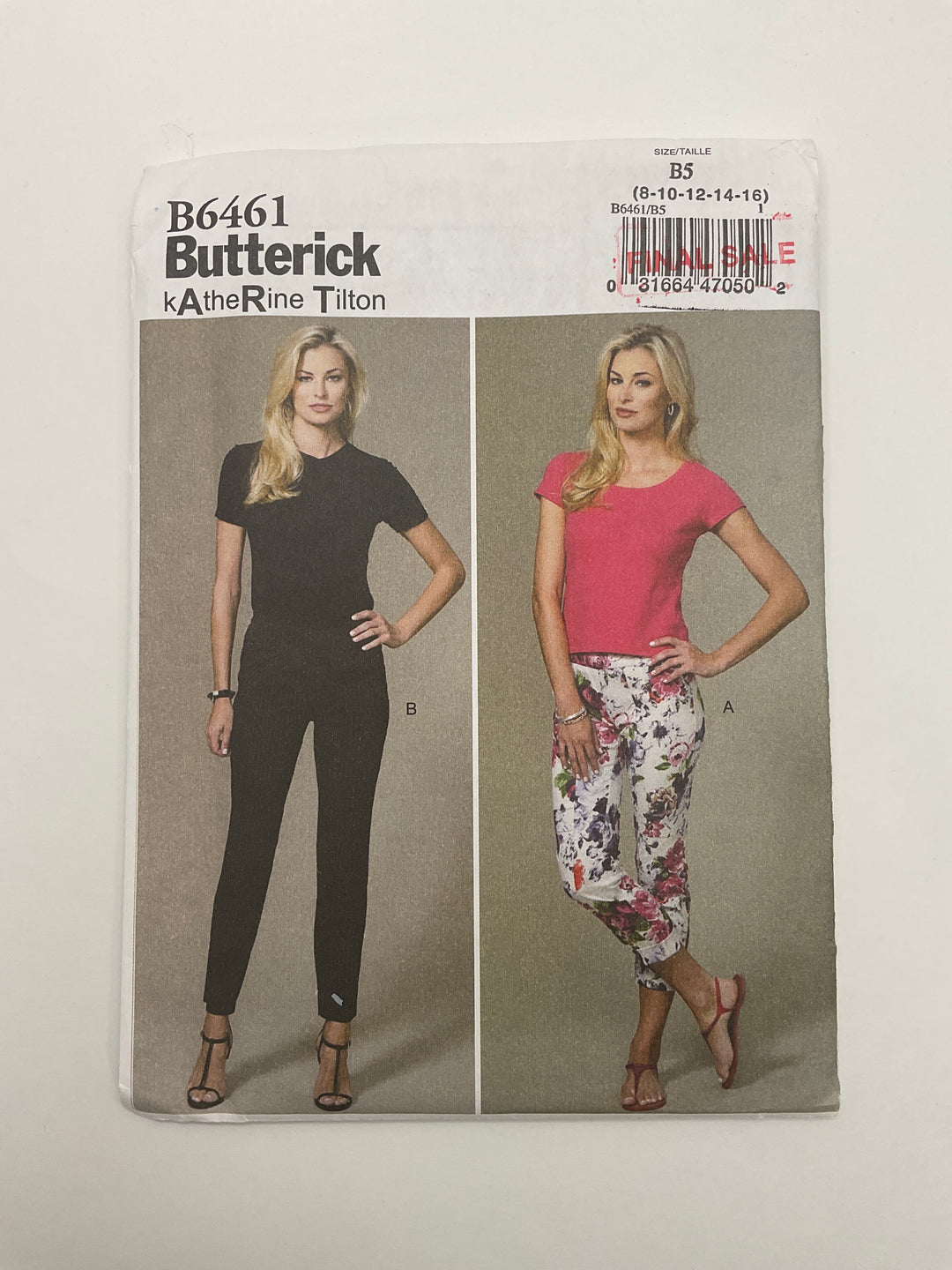 Sewing Pattern - Womenswear - Butterick B6461 (6690594357361)
