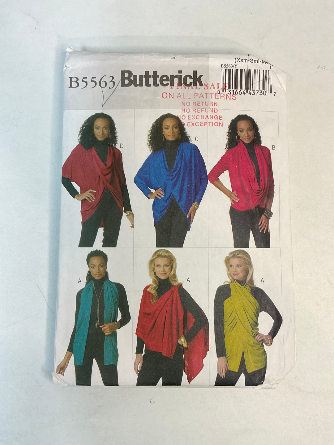 Sewing Pattern - Womenswear - Butterick B5563 (6688746700913)