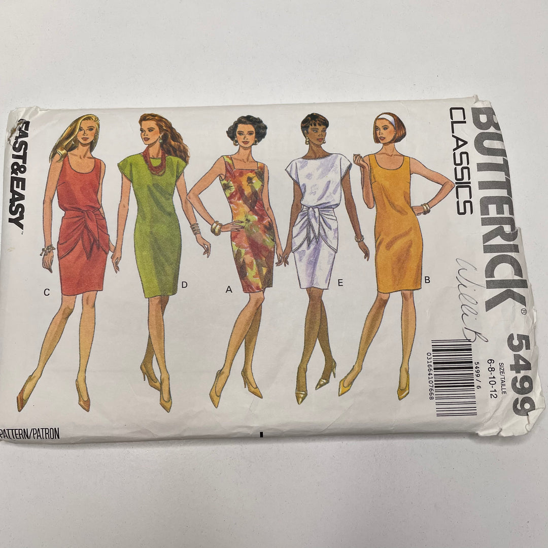 Sewing Pattern - Womenswear - Butterick 5499 (6691579691121)