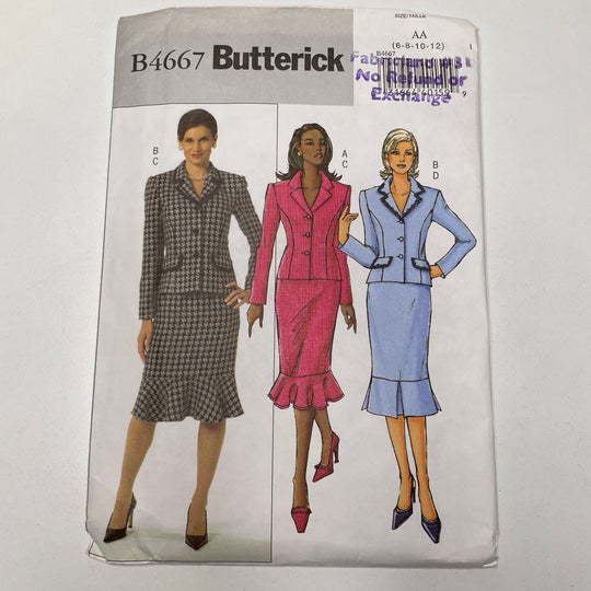 Sewing Pattern - Womenswear - Butterick B4667 (6691580444785)