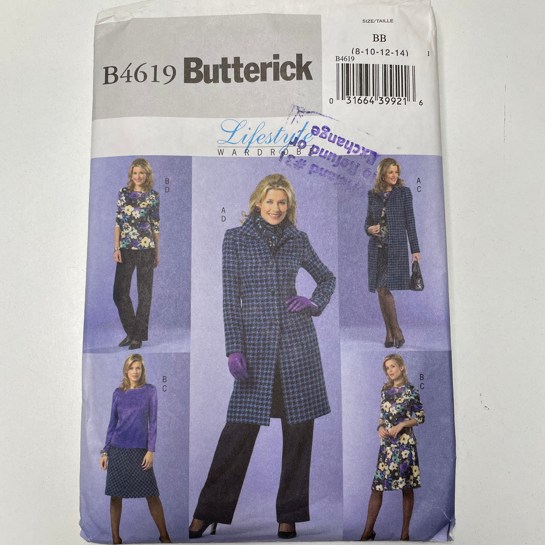 Sewing Pattern - Womenswear - Butterick B4619 (6691581329521)
