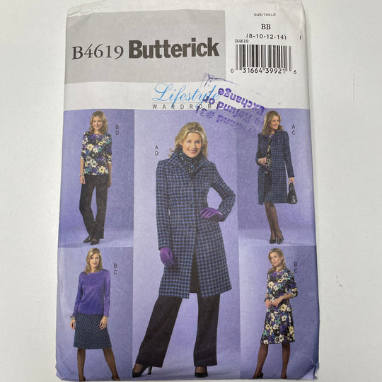 Sewing Pattern - Womenswear - Butterick B4619 (6691581329521)