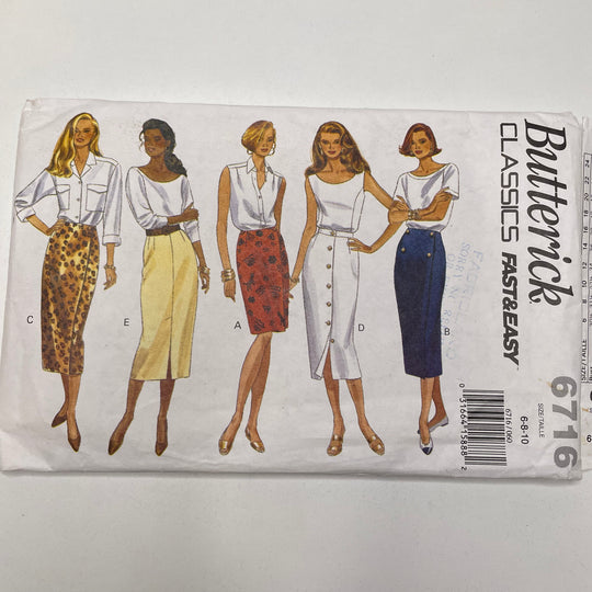 Sewing Pattern - Womenswear - Butterick 6716 (6691597222001)
