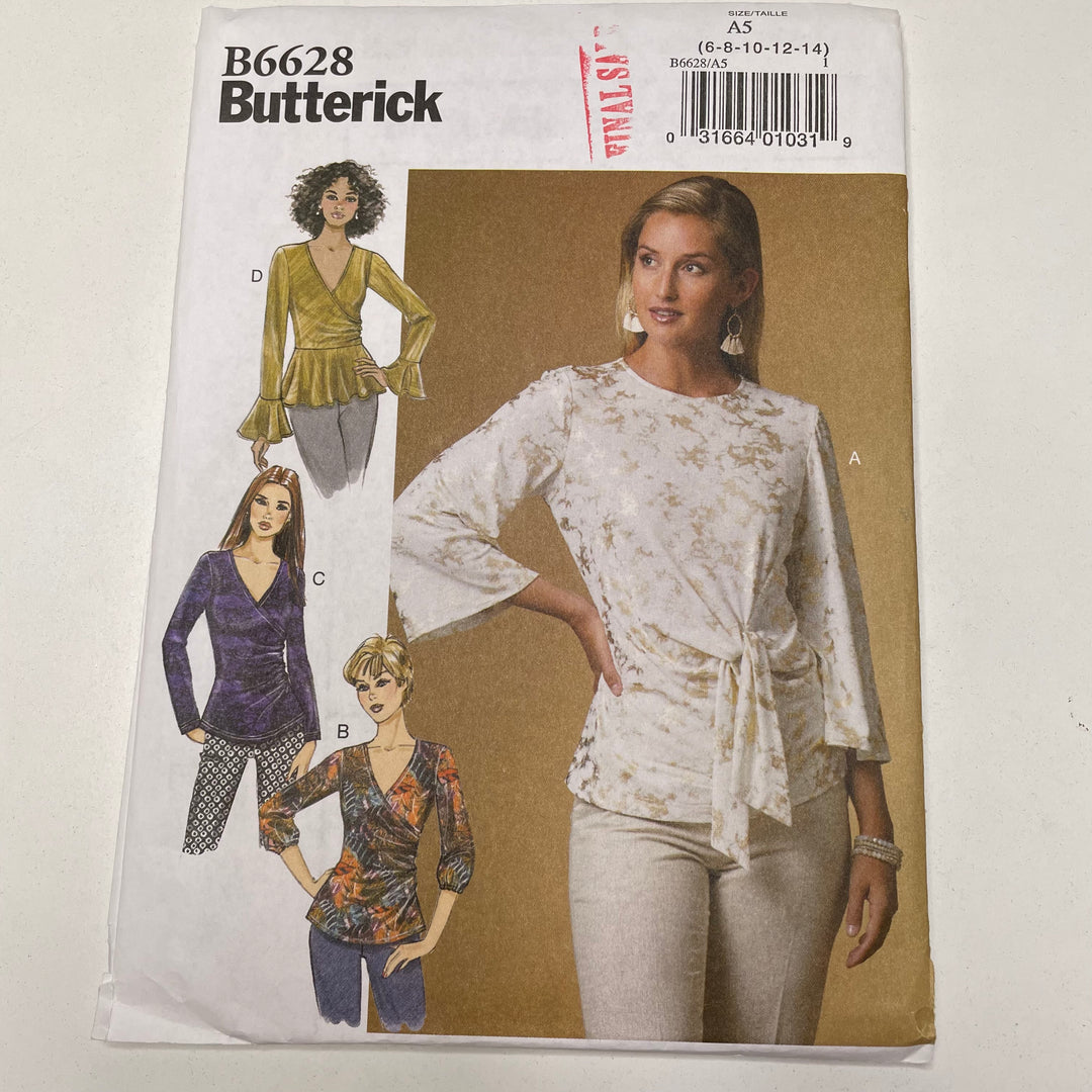 Sewing Pattern - Womenswear - Butterick B6628 (6691612065905)