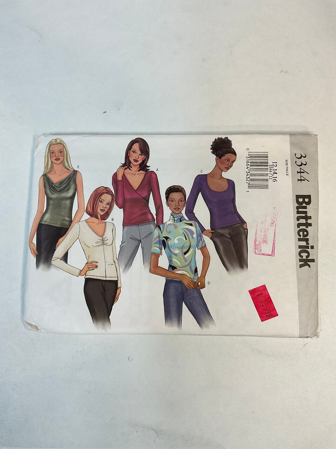 Sewing Pattern - Womenswear - Butterick 3344 (6688755351665)