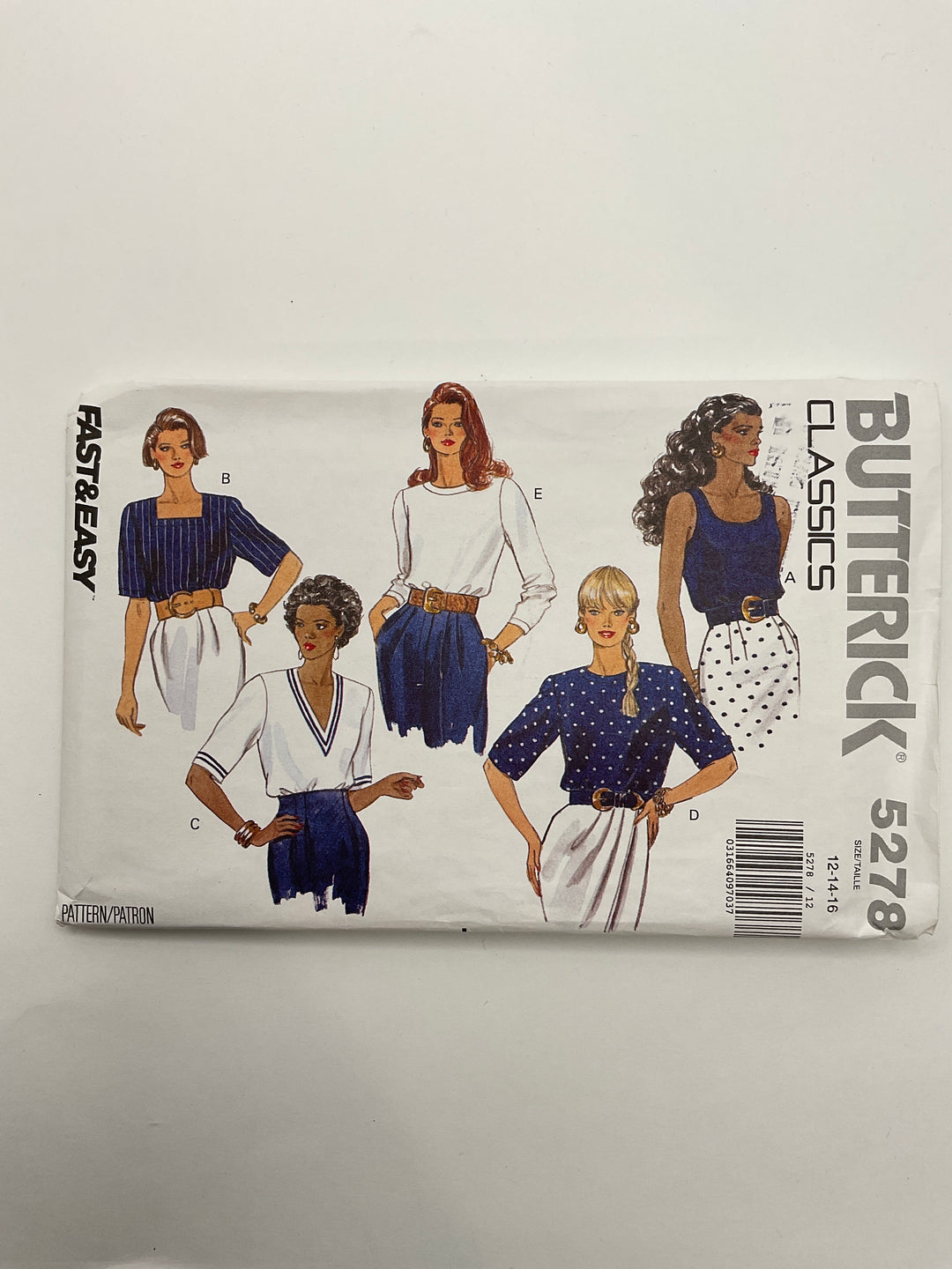 Sewing Pattern - Womenswear - Butterick 5278 (6692510171249)