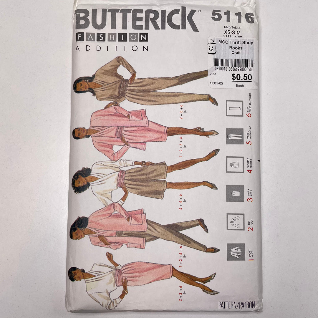 Sewing Pattern - Womenswear - Butterick 5116 (6688756891761)