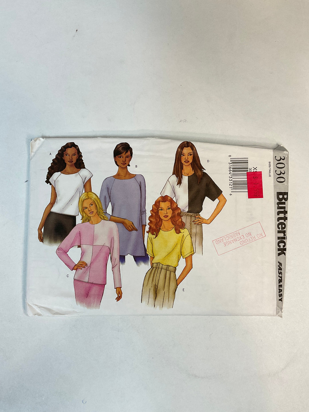 Sewing Pattern - Womenswear - Butterick 3030 (6688759119985)