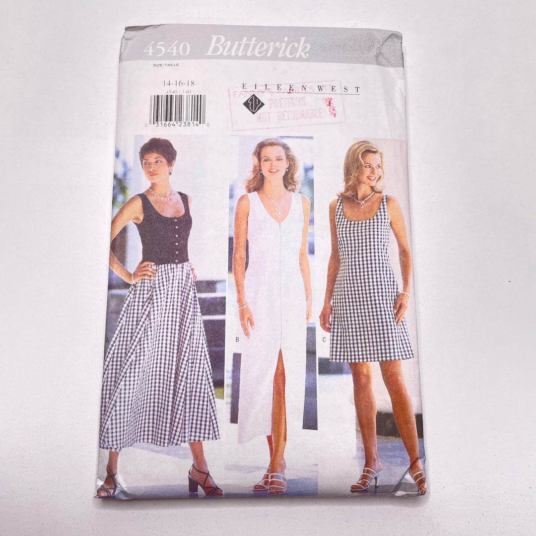 Sewing Pattern - Womenswear - Butterick 4540 (6769641226353)