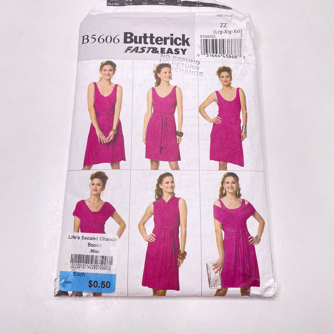 Sewing Pattern - Womenswear - Butterick 5606 (6770022613105)