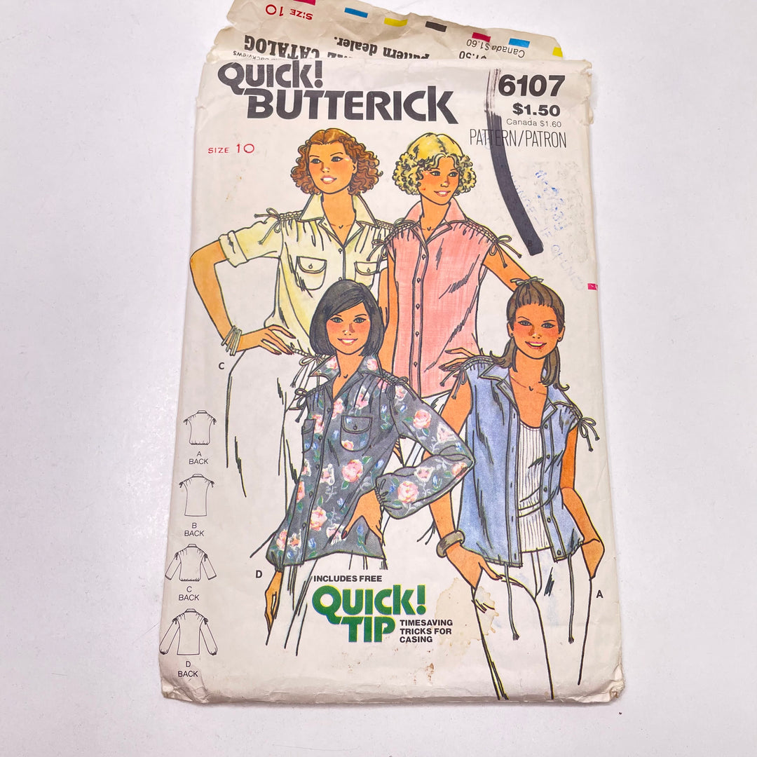 Sewing Pattern - Womenswear - Butterick 6107 (6770023235697)