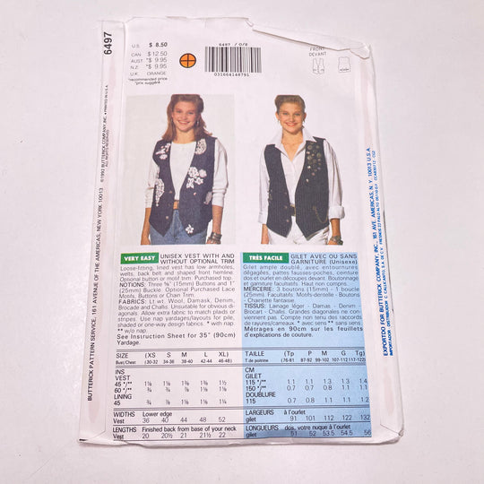 Sewing Pattern - Womenswear - Butterick 6497 (6770026872945)