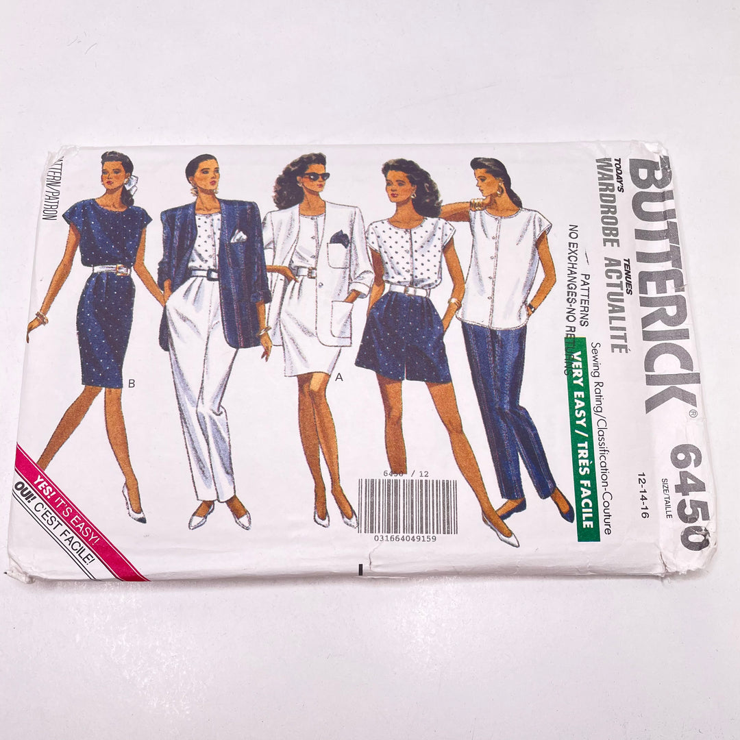 Sewing Pattern - Womenswear - Butterick 6450 (6770027462769)