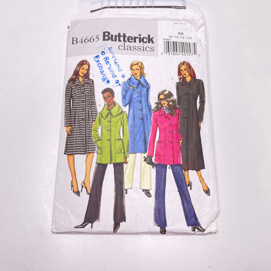 Sewing Pattern - Womenswear - Butterick 4665 (6770033459313)