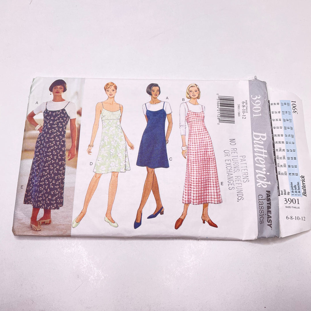 Sewing Pattern - Womenswear - Butterick 3901 (6770033819761)